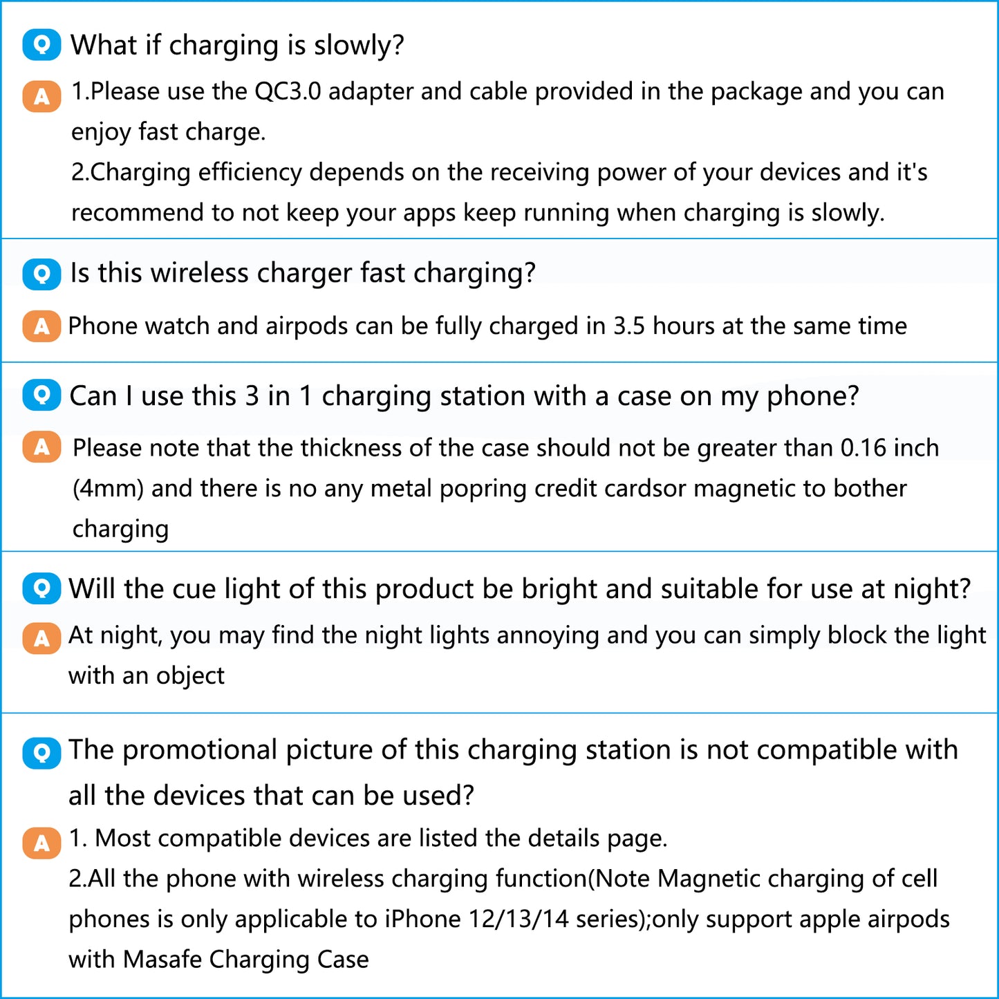 Wireless Charger for Iphone,3 in 1 Wireless Charging Station for Iphone 17 16 15 14 13 12 11 Pro Max plus XS XR X 8,For Iwatch 9 8 7 6 5 4 3 2 Se,For Airpods 3 2 Pro,Blue,No Adapter